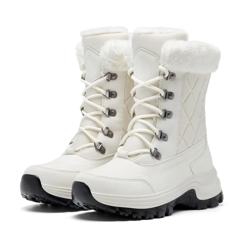 

Women Snow Boots Platform Winter Hiking Boots Thick Plush Warm Sneakers Women Waterproof Ankle Boots Winter Shoes Female Botines