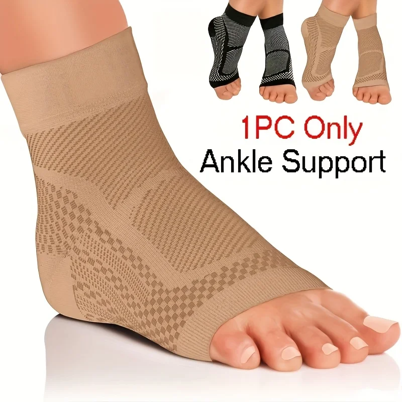 Knitted breathable Ankle Support Brace Ankle Compression Support Brace for Foot and Heel 1Pc