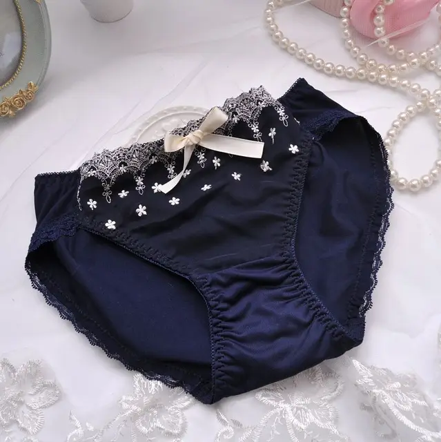 Lolita Underwear Plus Size Lingerie Lace Japanese Sexy Bra And Panty Set  Black Gathered Bra Panties Sets 32 36 38 40 B C D E bh - AliExpress