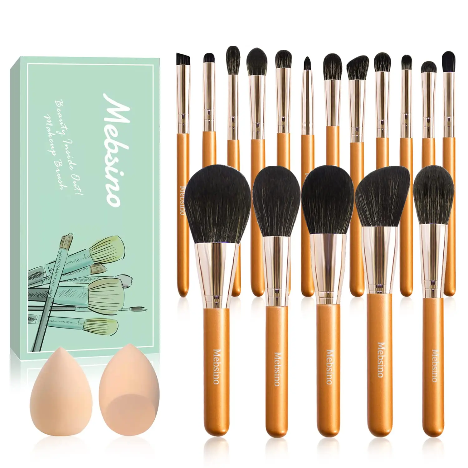 sur Erobring Fejde Professional Makeup Brushes 32 Pcs Makeup Brush Set Premium Synthetic  Kabuki Foundation Blending Brush Face Powder Blush