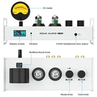 Douk Audio P1PLUS Bluetooth Tube Preamp USB DAC Headphone Amp with VU Meter support DSD256 2