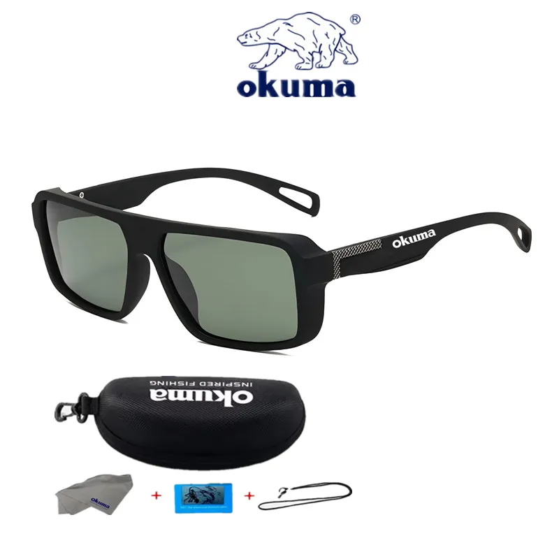 Okuma Polarisierte Angel-Sonnenbrille UV400 für Herren und Damen, Outdoor-Sport, Radfahren, Jagd, Fahren, Sonnenbrille, 6 Farben erhältlich – Detail 8