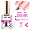 Tinovo Uno Quick Dry Top Coat Ultra Shine Normal Nail Polish Finish 15ML Calcium Protein Nail Repair Care Supplies Natural Dry 3