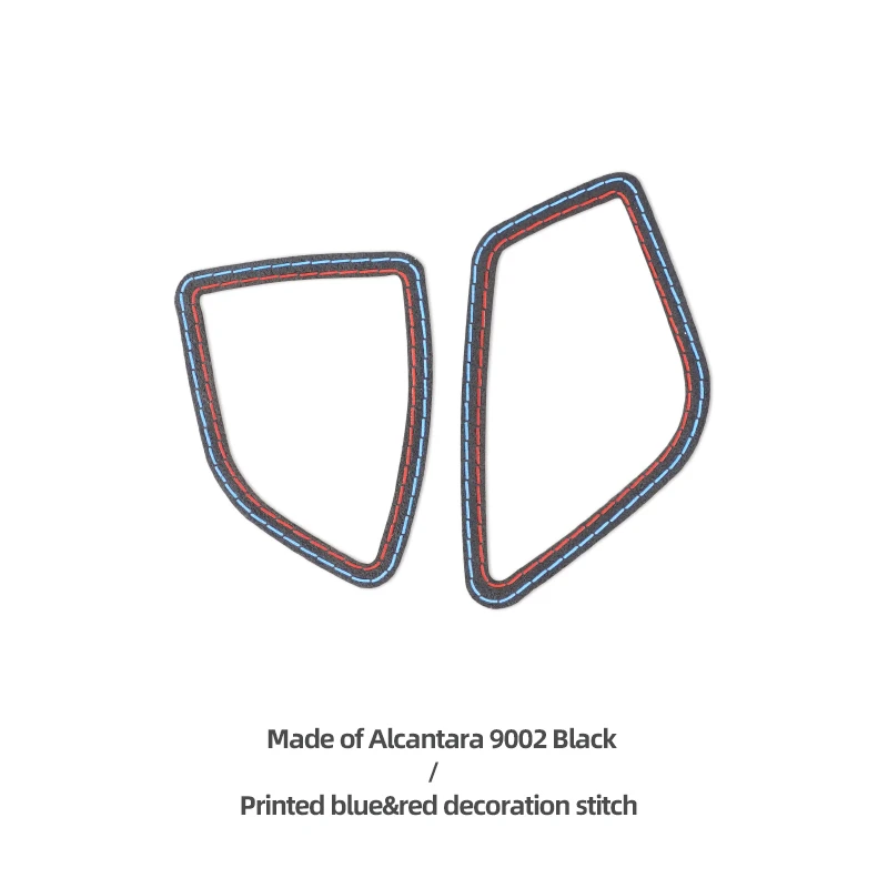 Car Interior Trim Alcantara Dashboard Side Air Vent Outlet Trim Cover Sticker For BMW F30 F32 F34 F35 3 Serie