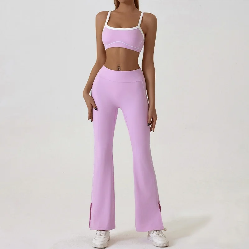 Gym Workout Set Yoga Set Fitness Set Sports Set Sportswear Set Cloud Hide Women Yoga Suit Gym Fitness Set