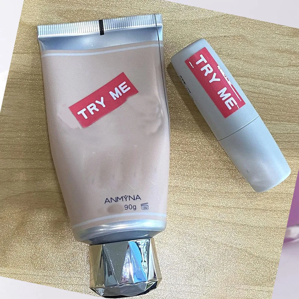 Try Me Stickers Tester Sample Label for Cosmetics Pink Sample Stickers 1.25x0.5inch 500Pcs