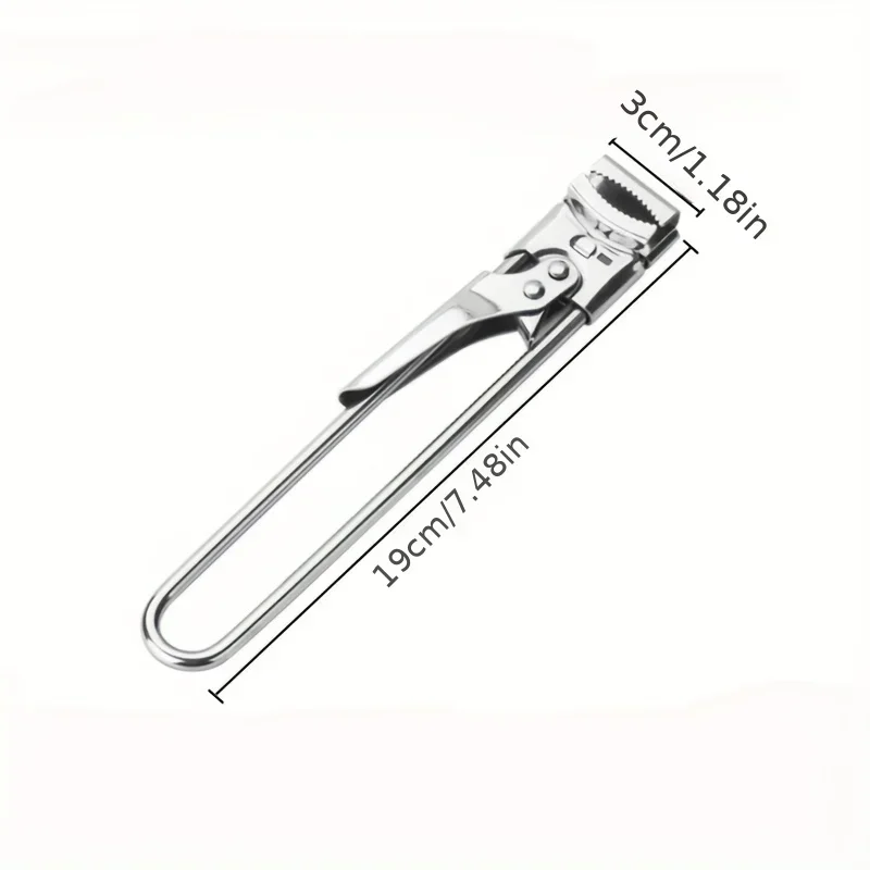 Bottle Opener Adjustable Multi-Function Bottle Opener Stainless Steel Lids Off Jar Opener Labor-Saving Screw Can For Kitchen Tools