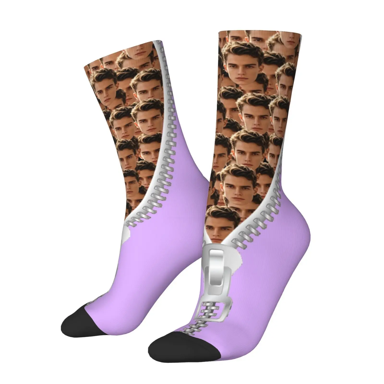 Personalized Photo Face Socks – Unique Crazy Funny Gift for Holidays and Special Occasions