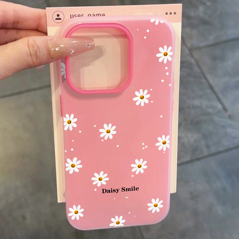 Charming Daisy Flower Pattern Phone Case - Stylish and Protective Cover