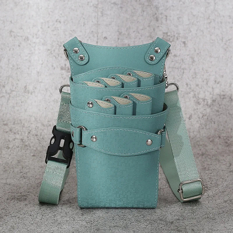 Hairdressing Scissors Waist Bag Hairdresser Messenger Bag Pet 7 Position Barber Pouch Hair Stylist Barber Beauty Salon Tool Case