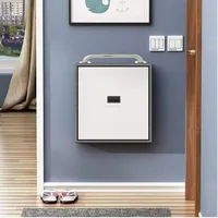 Simple Folding Bathroom Seats Household Wall-mounted Can Store Bathroom Chairs Porch Invisible Wall-mounted Shoe Changing Stool 1