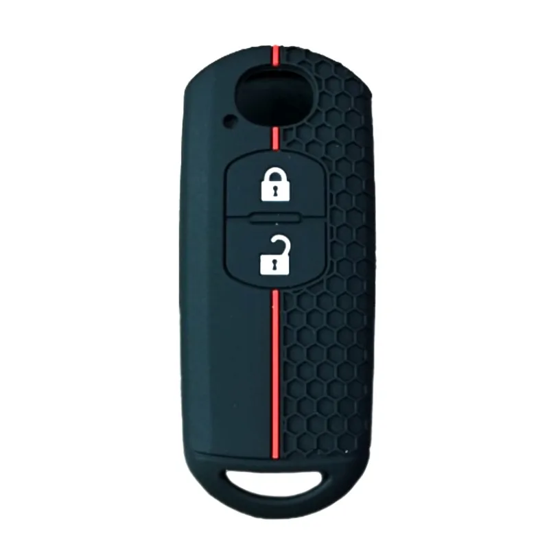 2 3 Buttons Silicone Car Key Cover Case, For Mazda 2 3 6 Axela Atenza CX-5 CX5 CX-3 CX-7 CX8 CX-9, Fob Accessories, key case key case cover car key shell car key chain