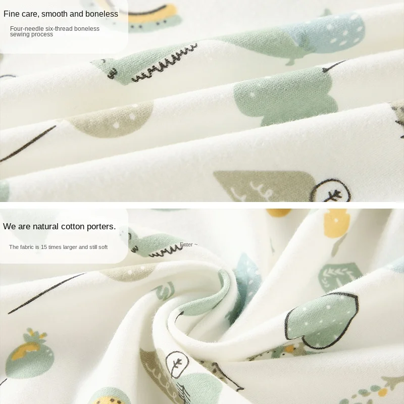 Newborn Cotton One-piece Baby Autumn Clothes Thin Pajamas Air Conditioning Clothes Baby In Spring and Autumn