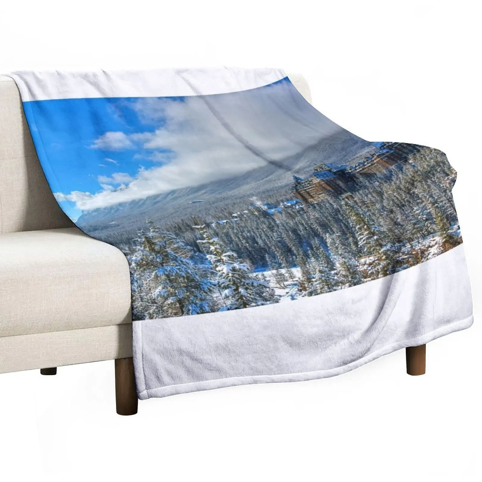 

Castle in the Clouds - Cloud Cover Throw Blanket Blankets For Sofas Fluffy Blankets Large