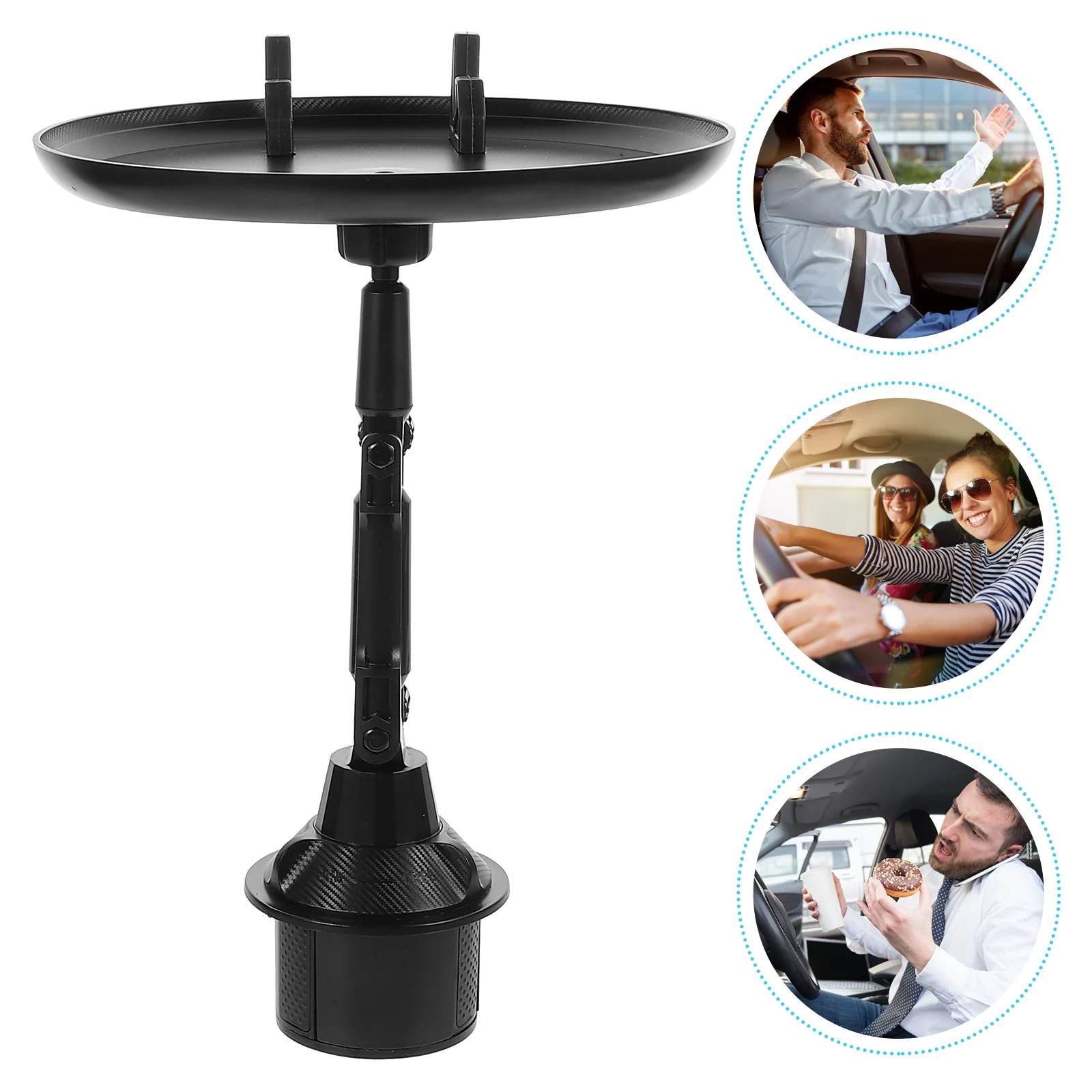

Cup Holder Adjustable Car Food Holder Multi-purpose Car Storage Tray Car Food Table Durable Car Cup Holder Tray Car Accessories