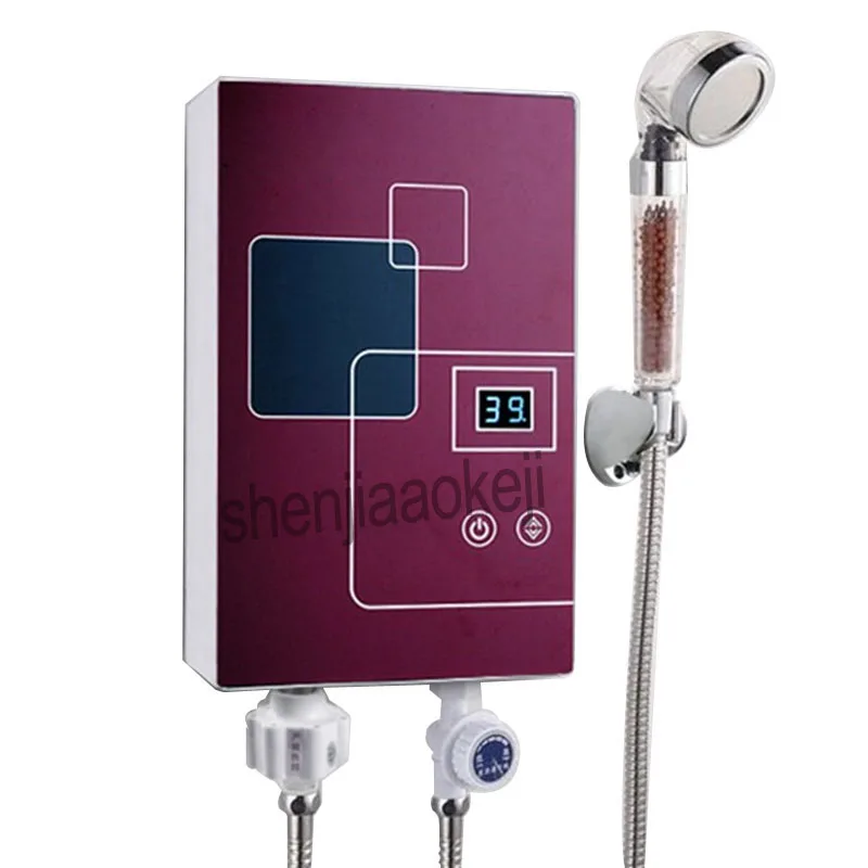 Household Instant Electric Water Heater Instantaneous Hot Shower For  Bathroom Kitchen Instant Heating Water Supply 220v 6000w - Food Processors  - AliExpress