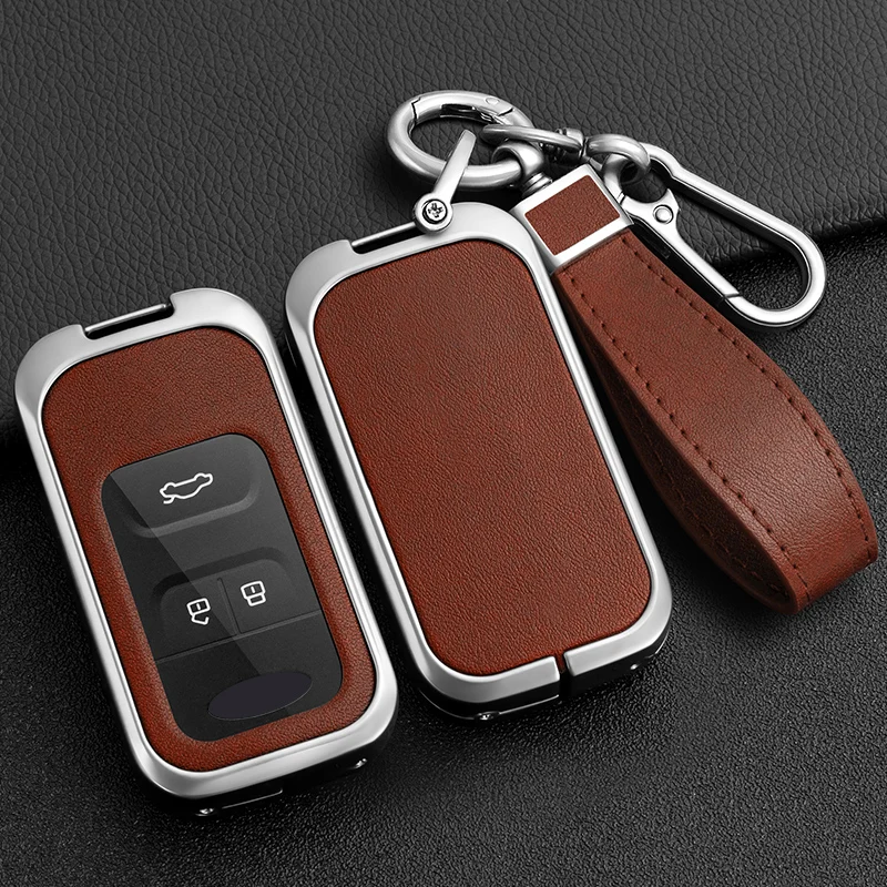 

Car Smart Key Case Cover Bag Shell Holder Keychain for Chery Arrizo Tiggo 3 5X 4 8 Glx 7 2019 2020 2021 2022