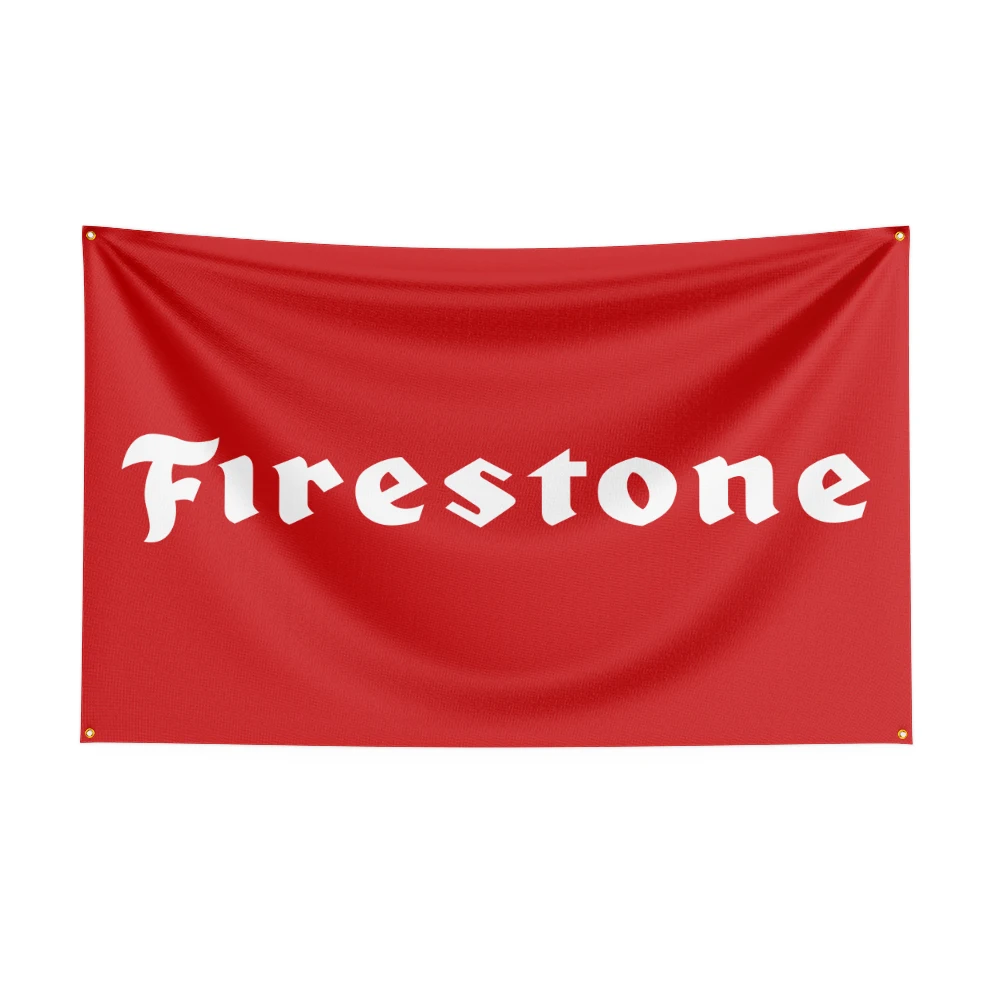 

3X5 FT Firestones Flag Polyester Printed Auto Parts Banner For Decor