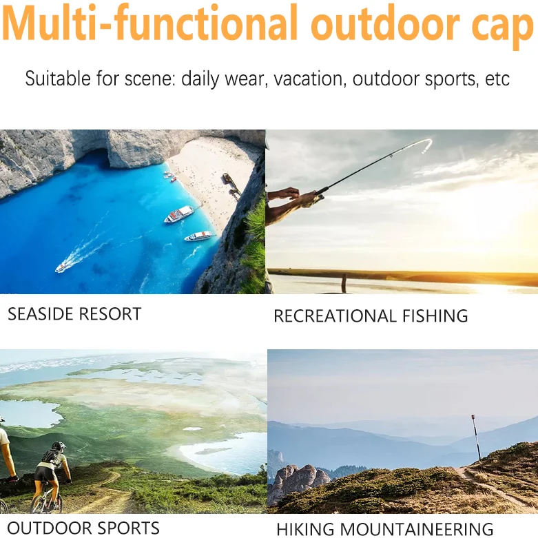 Hot Sale Xioguan 100% Polyester 9201 New Summer Breathable Fisherman Outdoor Mountaineering Big Eaf Sunshade Benni Hat_voghion.com