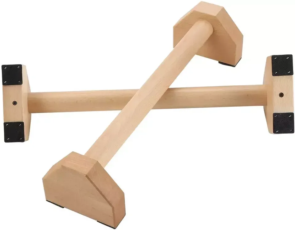 Pine Boutique Push-up Bracket Household Small Fitness Equipment Parallel Bars Solid Wood