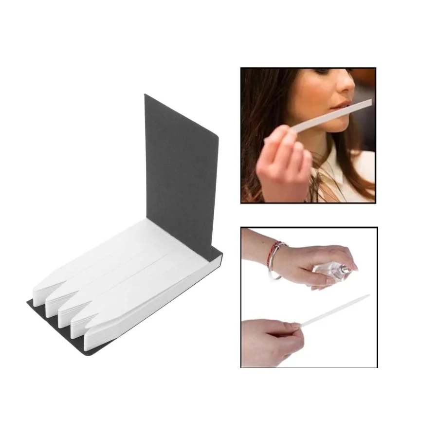 100Pcs Disposable Aromatherapy Fragrance Perfume Testing Strip Essential Oils Tester Strips Perfume Tester Strips Home Perfume