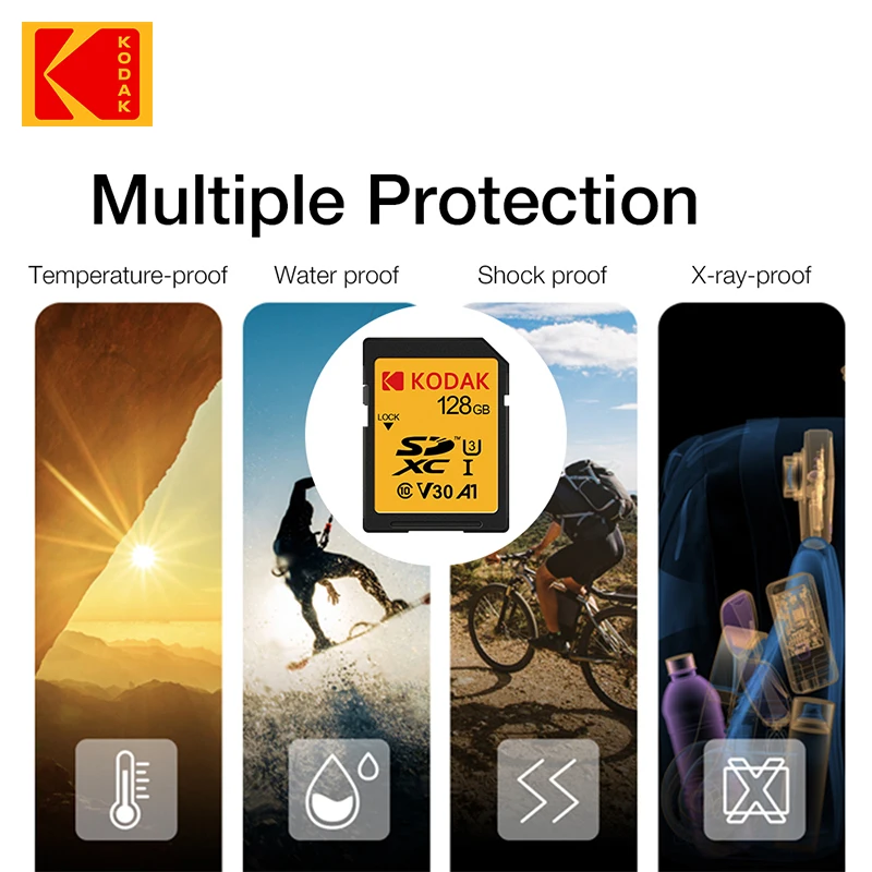 ڴ ޸ ī ͽƮ  256GB 128GB SD ī, Ŭ 10 U3 V30 UHS-I 64G SDXC ÷ ī, 1080p 3D Ǯ HD ī޶ 4K UHD