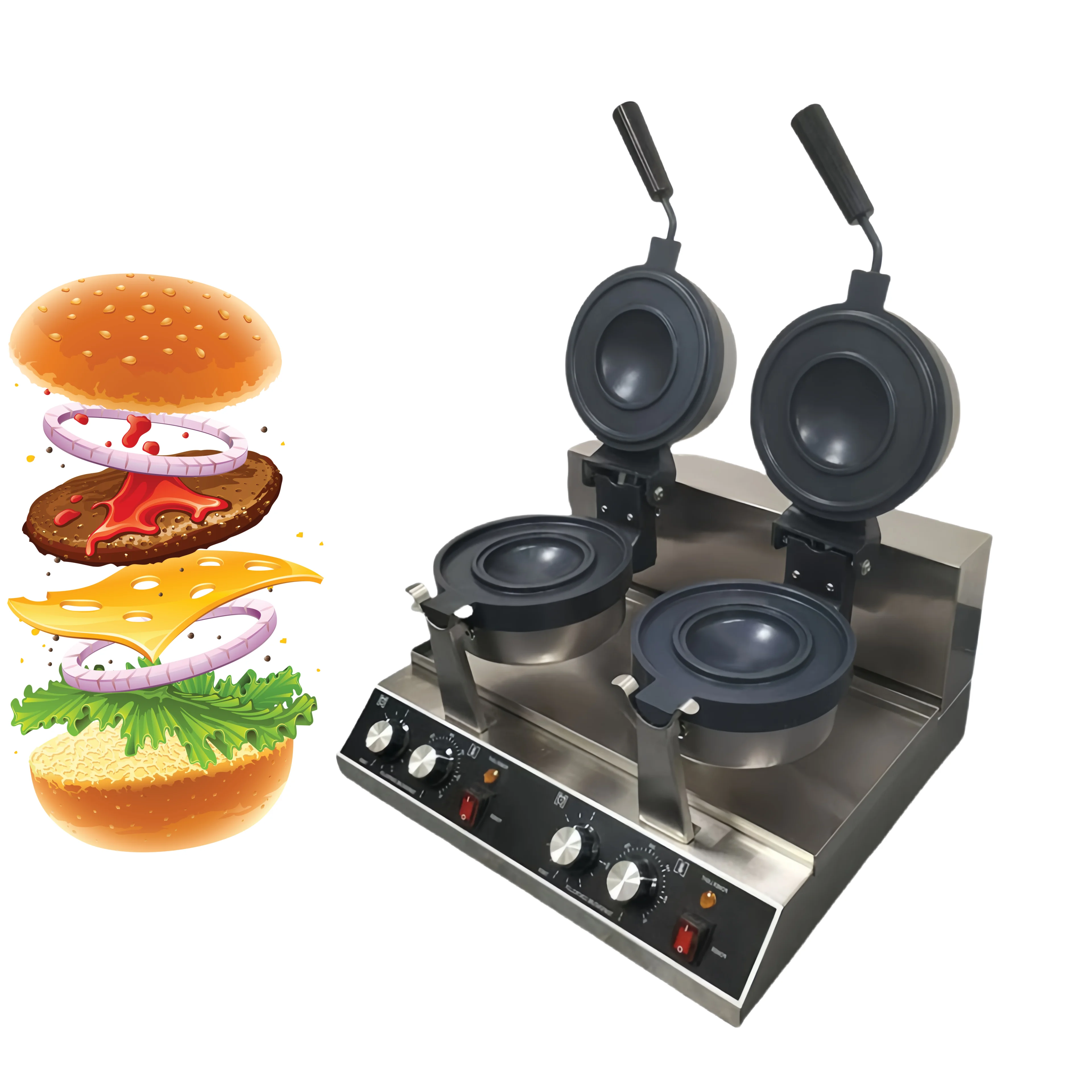 Factory Price Hamburger Maker Sandwich Burger Making Machine Snack Making Machine Hamburger Maker for Kitchen