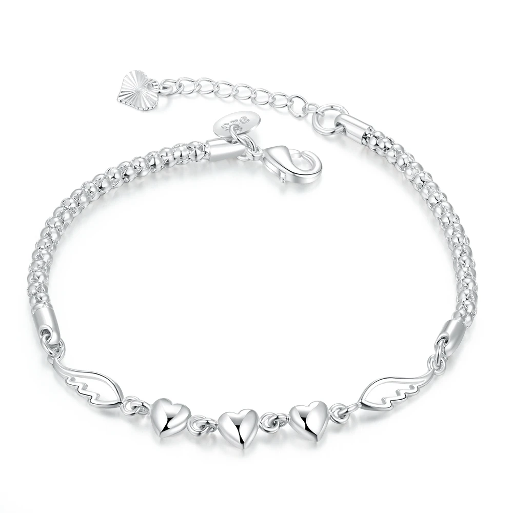 92.5 Sterling Silver Star Bracelet For Women And Girls