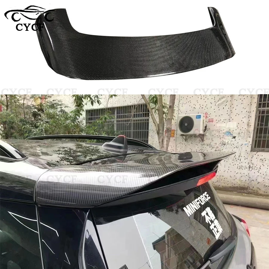 Vera Fibra Di Carbonio Per Bmw Mini F55 F56 F60 Series Car Rear Trunk Spoiler Lip Wing Lip Extension