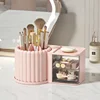 2025 360 Rotating Makeup Desktop Cosmetic Storage Organizer Large Capacity  Bathroom Portable Lipstick Makeup Brush Pen Holder 3