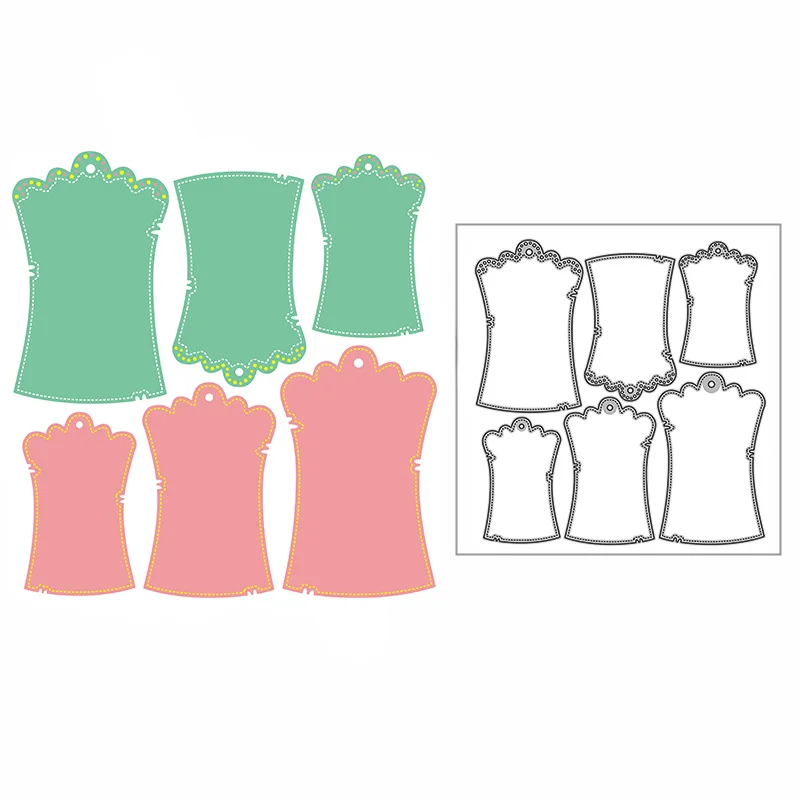 

Новинка 2022, пустые нестандартные границы, форма для рельефного тиснения, металлические пресс-формы для декоративного скрапбукинга, изготовления альбомов и открыток