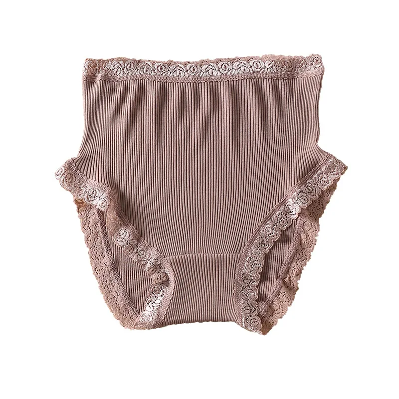 Women's Silk Underwear Natural Mulberry Silk Solid Color Mid Waist Double-sided Knitted High-quality High-end Underwear