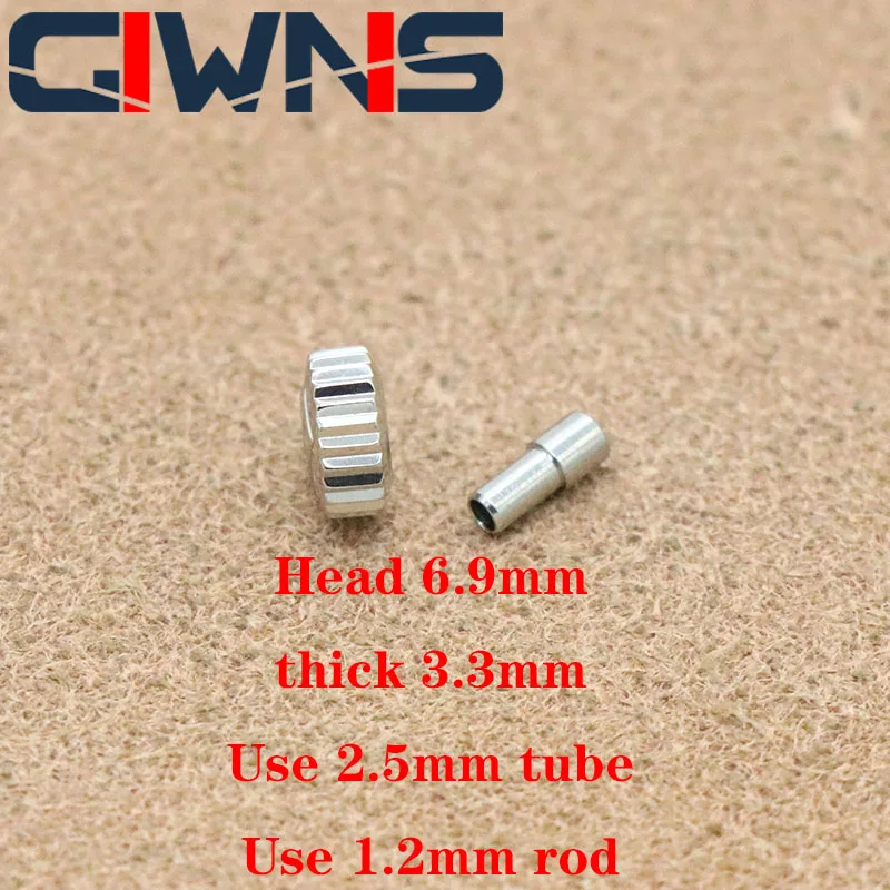 Per Tag Heuer Accessori Per Orologi Testa Maniglia Corona 6.9Mm