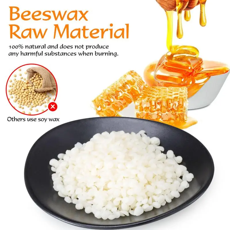 Candle Maker Candle-making Supplies Bulk Complete Set Pure Beeswax With Capacity Pot 10 Jars Soy Wax Candle Maker