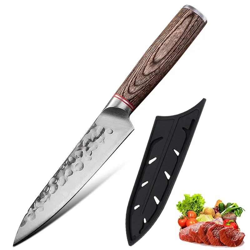 Kitchen knife 5.5inch stainless steel fruit utility paring tomato steak forged boning cookware