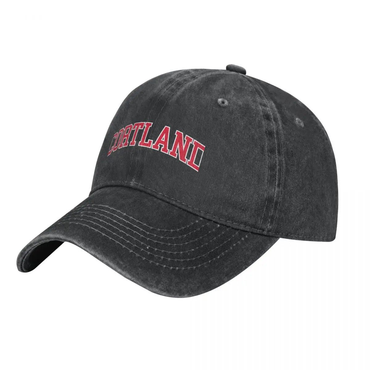 

suny cortland - college font curved Cowboy Hat Beach Bag Fashion Beach Hats Man Women's