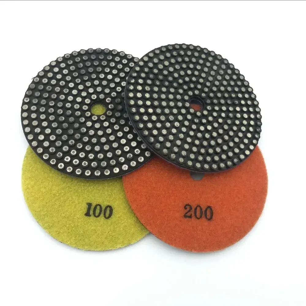 

4" inch 100mm Metal Bond Vitrified Diamond Polishing Grinding Pad Disc Concrete