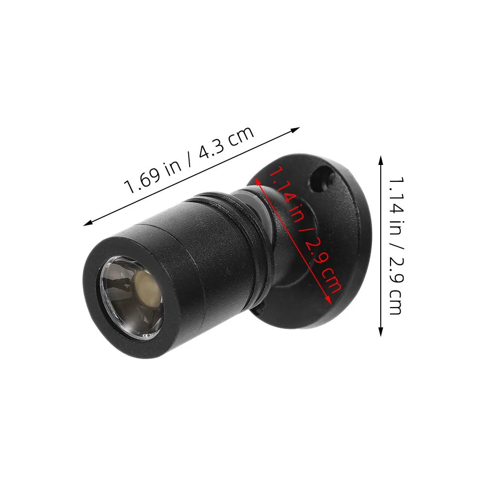 2Pcs USB LED 스포트라이트 미니 소형 스포트라이트 실내 캐비닛 쥬얼리 디스플레이 쇼케이스 조명 부식 방지