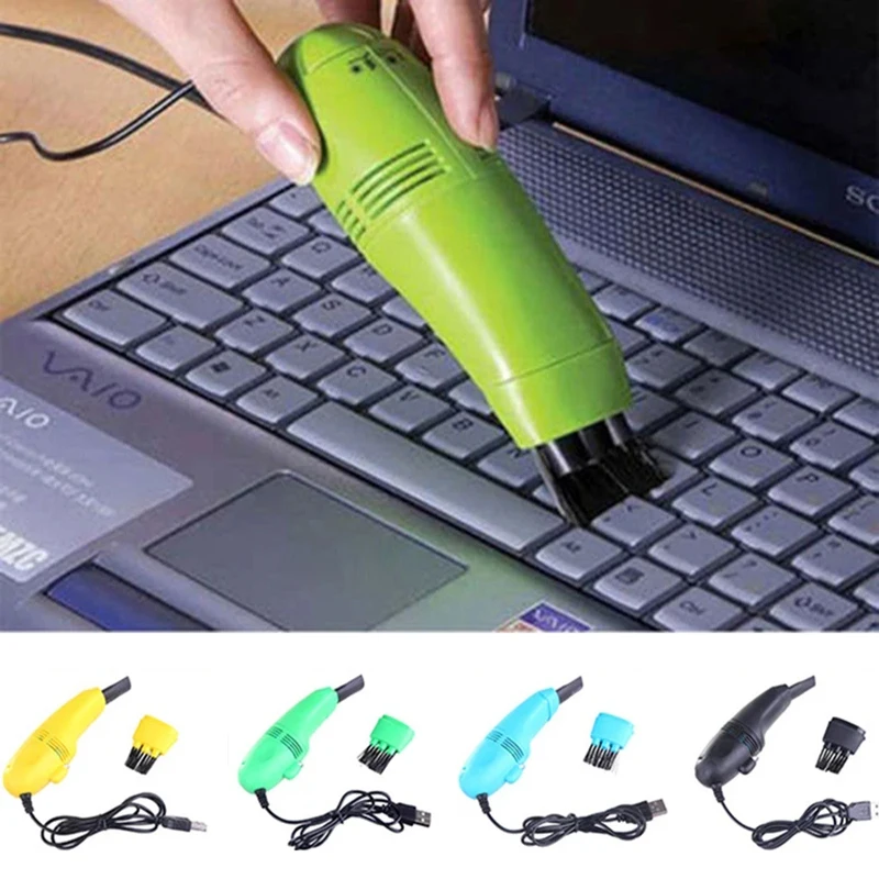 USB Vacuum Cleaner Keyboard Cleaning Brush Laptop Shell Cleaner Dust Brush Portable Mini Handheld Vacuum Cleaning Tools computer cleaning brush keyboard cleaning tools cleaning brush