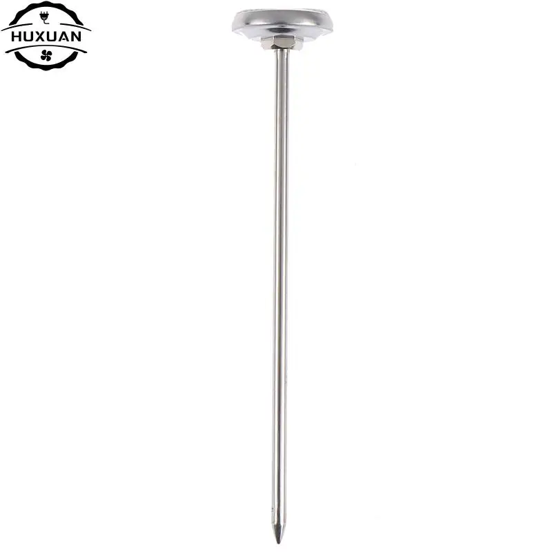 0-100 Degrees Stainless Steel Soil Thermometer Stem Read Dial Display Celsius Range Ground Compost Garden Supplies thermometer hygrometer hygrometer thermometer