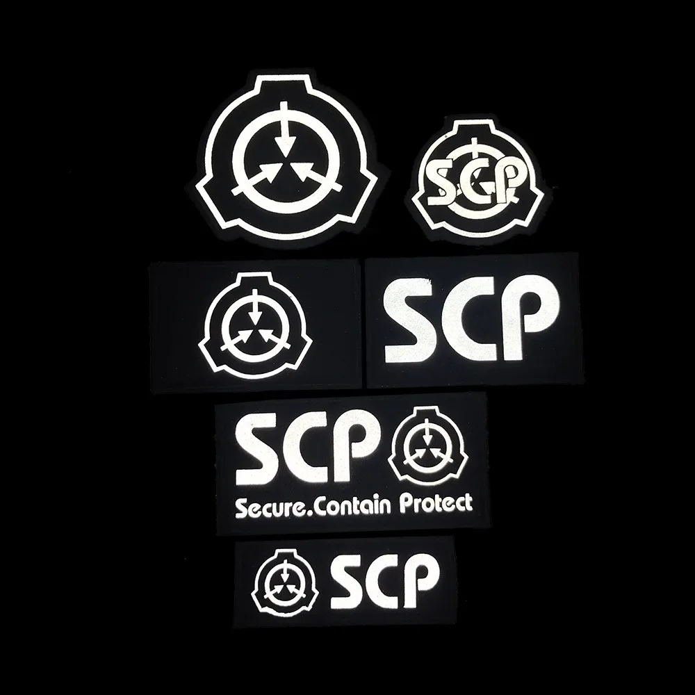  SCP Foundation Special Containment Procedures Foundation Logo  Military Hook Loop Tactics Morale Embroidered Patch (color2) : Sports &  Outdoors