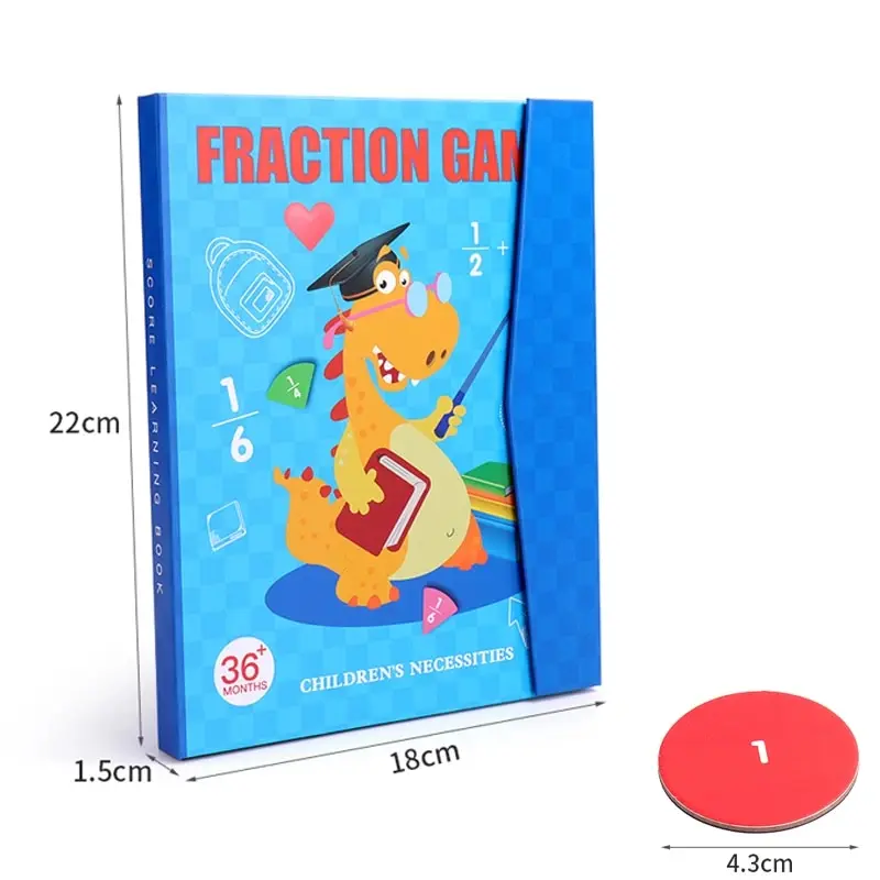 Magnetic Fraction Puzzles for Math Mastery Montessori Enlightenment with Fun Arithmetic Teaching Aid Cognitive Educational Toys fraction puzzles