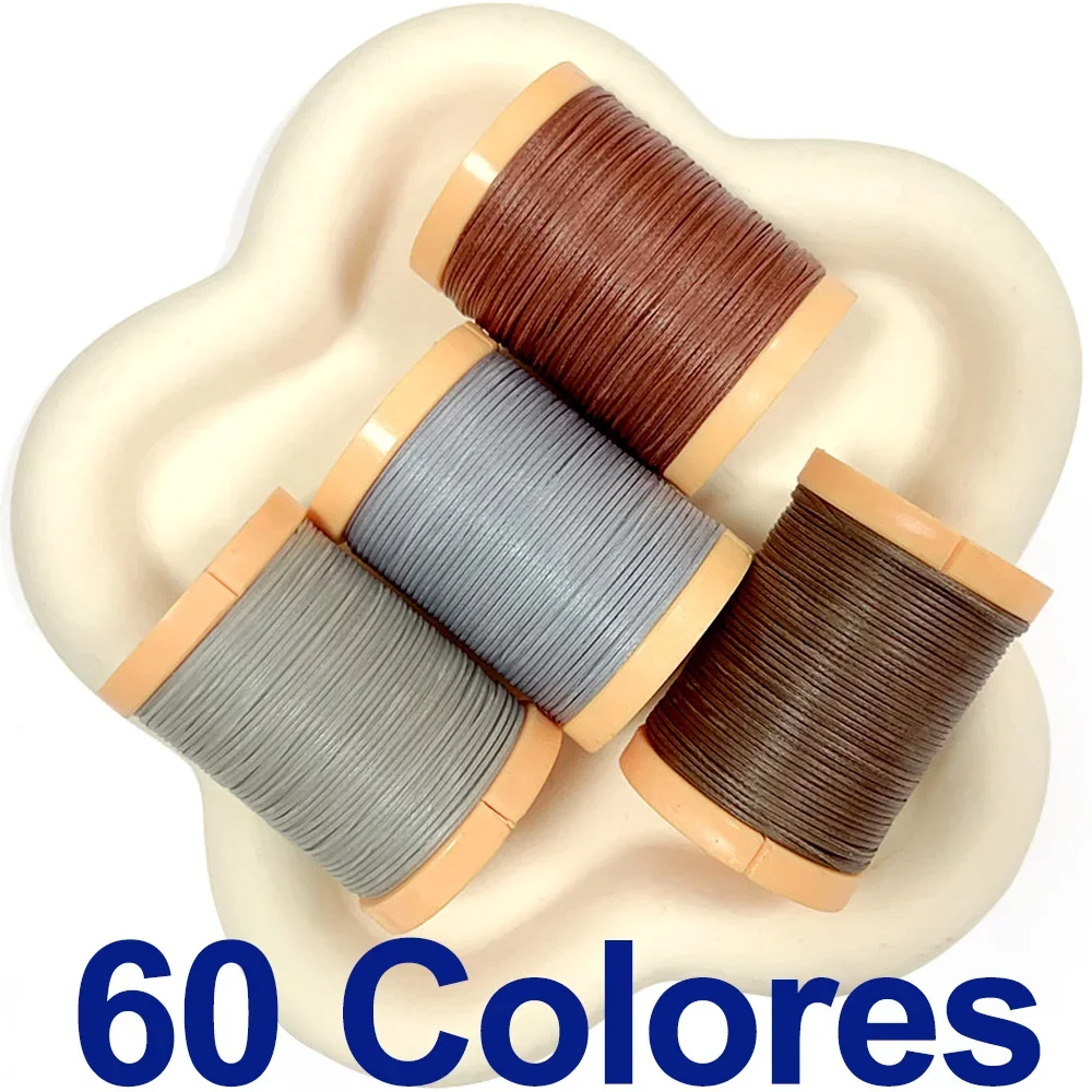 Wax Thread for Leather Craft Hand Stitching DIY Repair Shoes Sewing Tools 0.8mm 1.0mm