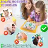 Magnetic Drawing Board for Toddlers Magnet Beads and Pen Drawing Board Montessori Educational Sensory Travel Toys 3