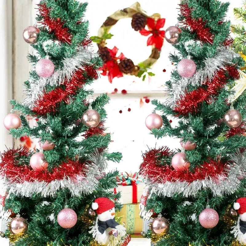 1.5/30M Colourful Christmas Ribbon Garland Xmas Tree Wrapping Tinsel 3