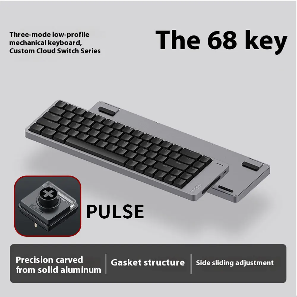 LOFREE Flow2 Mechanical Keyboard Wireless Bluetooth Wired Quiet