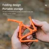 1pc Gas Tank Stand Folding Portable Easy Folding Tripod Stable Stand Universal Base Camping Stove Kettle Holder 5