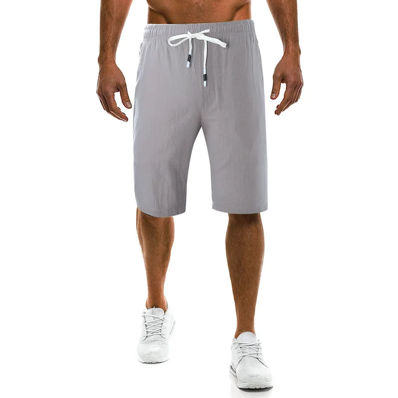 Cotton Linen Casual Summer Shorts for Men