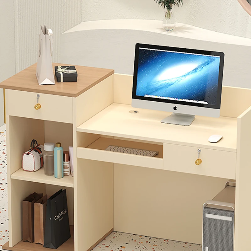 Design Counter Reception Desks Small Bar Nordic Stylish Reception Desks Beauty Salon Commercial Furniture