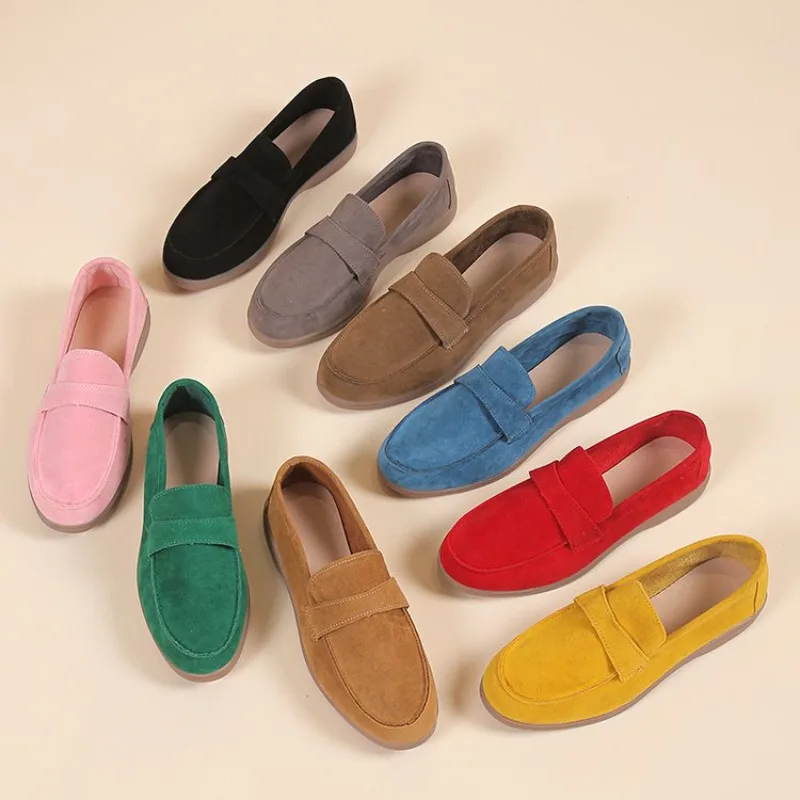 Women Shoes Comfortable For Work Autumn Fashion Casual Flat Plus Size 35-43 Non-slip Platform